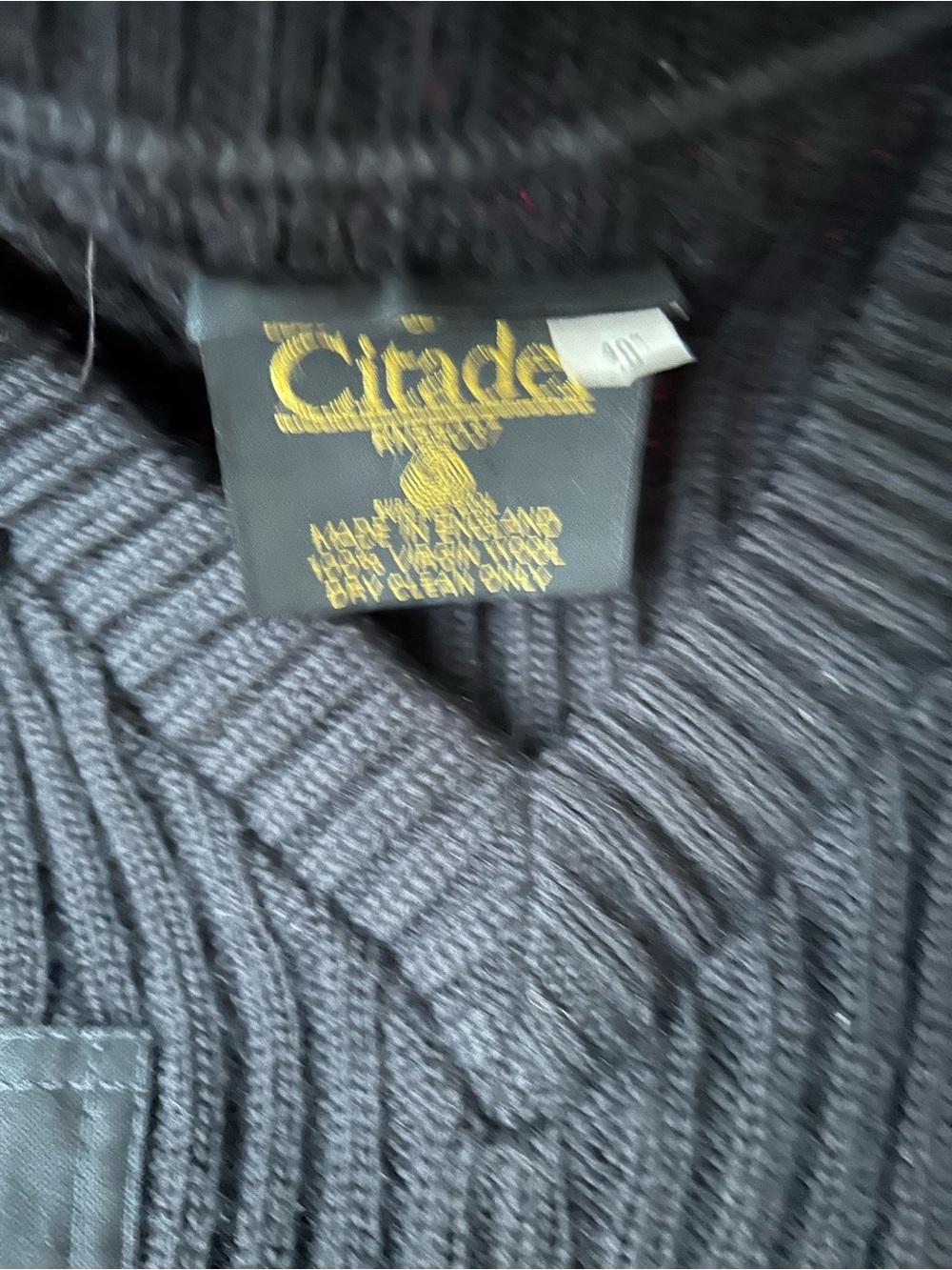 Citadel Wool Ribbed V-Neck Sweater - Picture 5 of 8